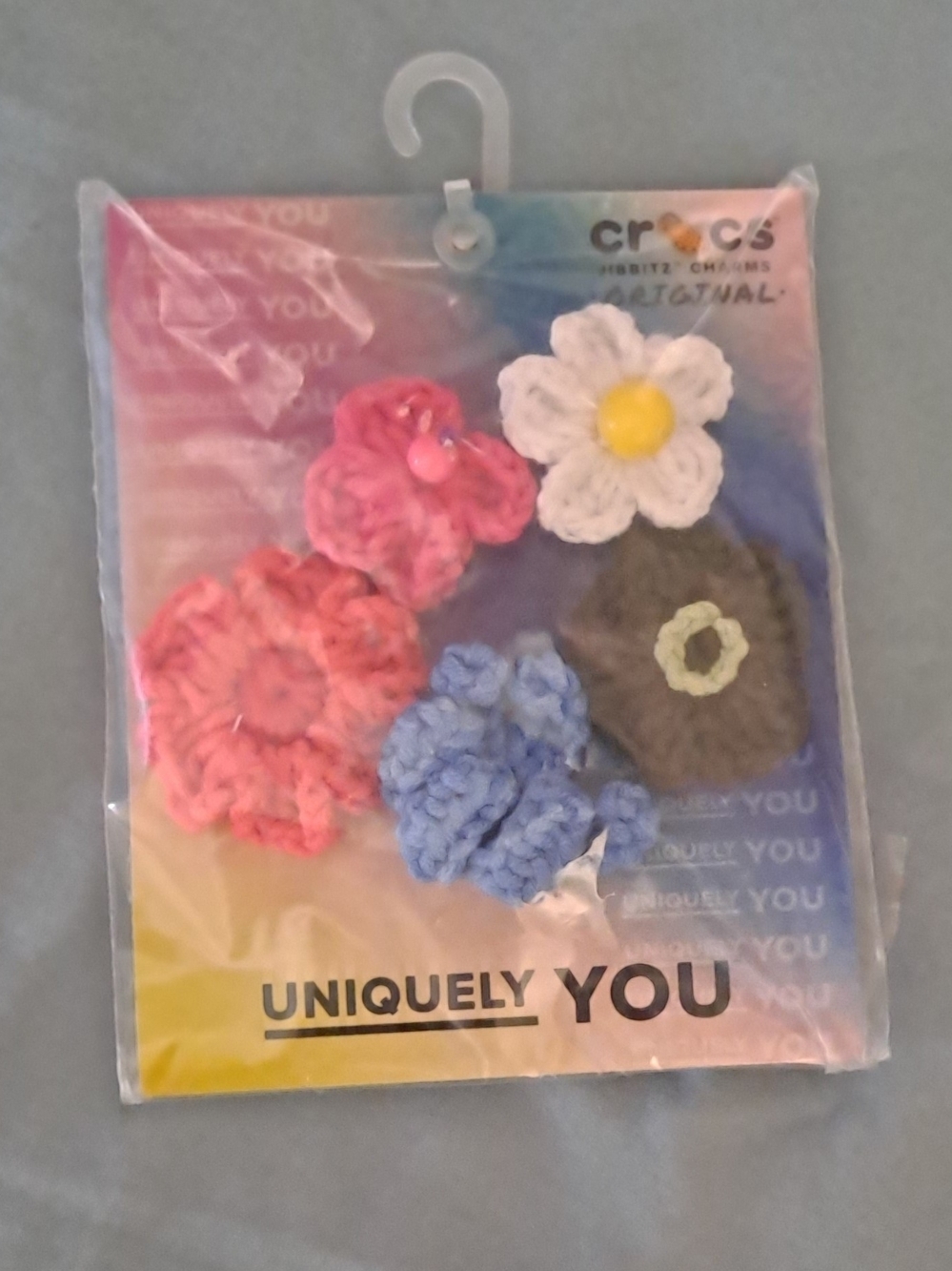 3 Sets Of CROCS Jibbitz Floral Crochet Flowers & Starfish, Heart, Pearl & Flower - Picture 2 of 4